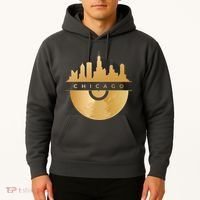 Chicago Vinyl Skyline Hoodie thumb 2