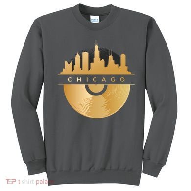 Chicago Vinyl Skyline Sweatshirt