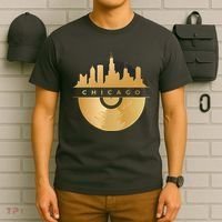 Chicago Vinyl Skyline T-Shirt thumb 6