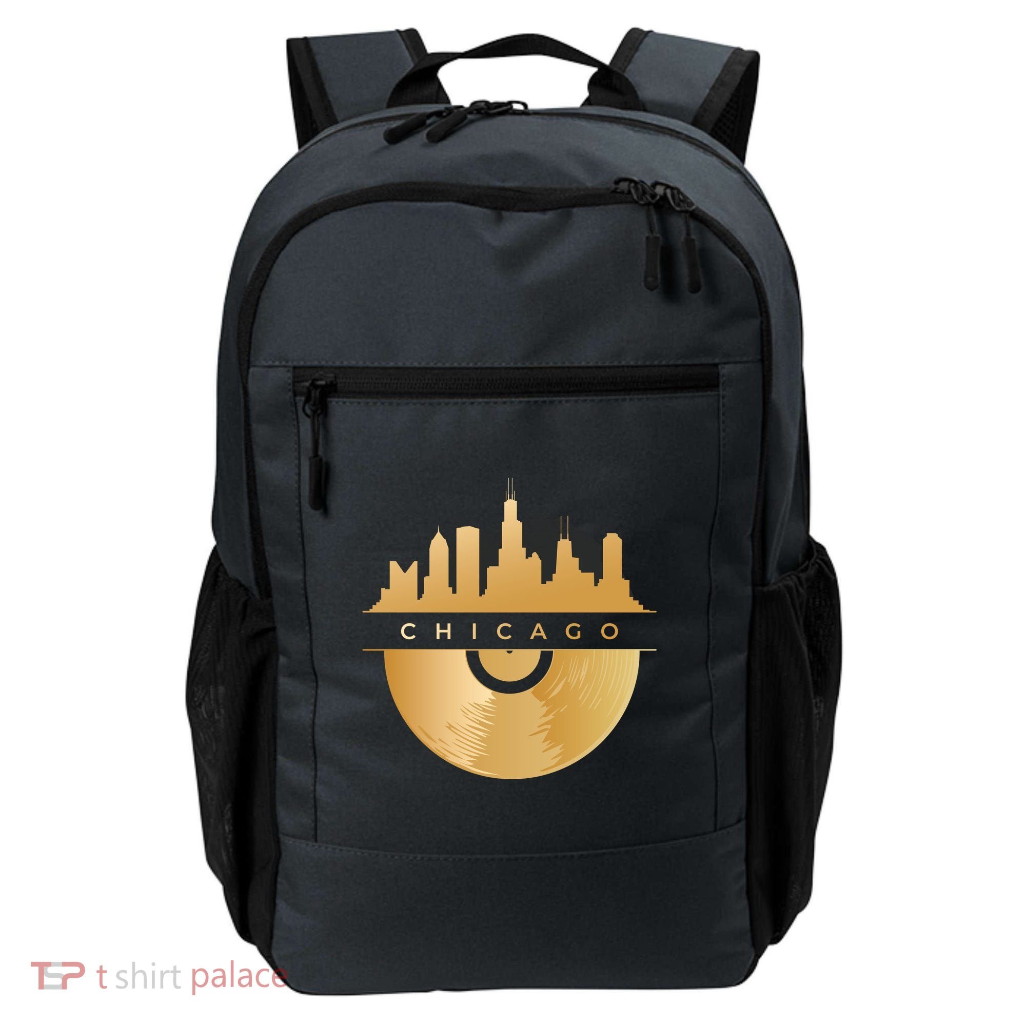 Chicago Vinyl Skyline Backpack