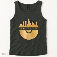Chicago Vinyl Skyline Tank Top thumb 2