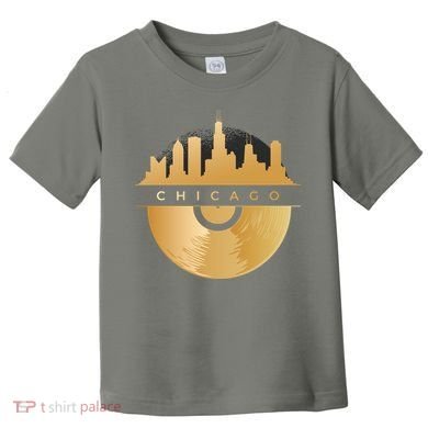 Chicago Vinyl Skyline Toddler T-Shirt