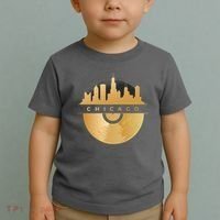 Chicago Vinyl Skyline Toddler T-Shirt thumb 2