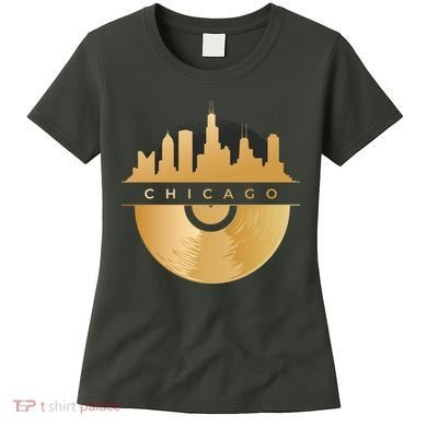 Chicago Vinyl Skyline Women's T-Shirt