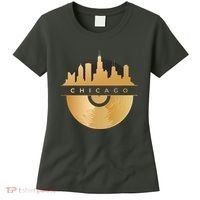 Chicago Vinyl Skyline Women's T-Shirt thumb 0