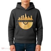 Chicago Vinyl Skyline Kids Hoodie thumb 4