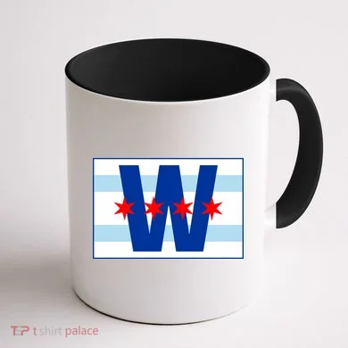 Chicago W Flag Coffee Mug back