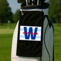 Chicago W Flag Golf Towel thumb 2