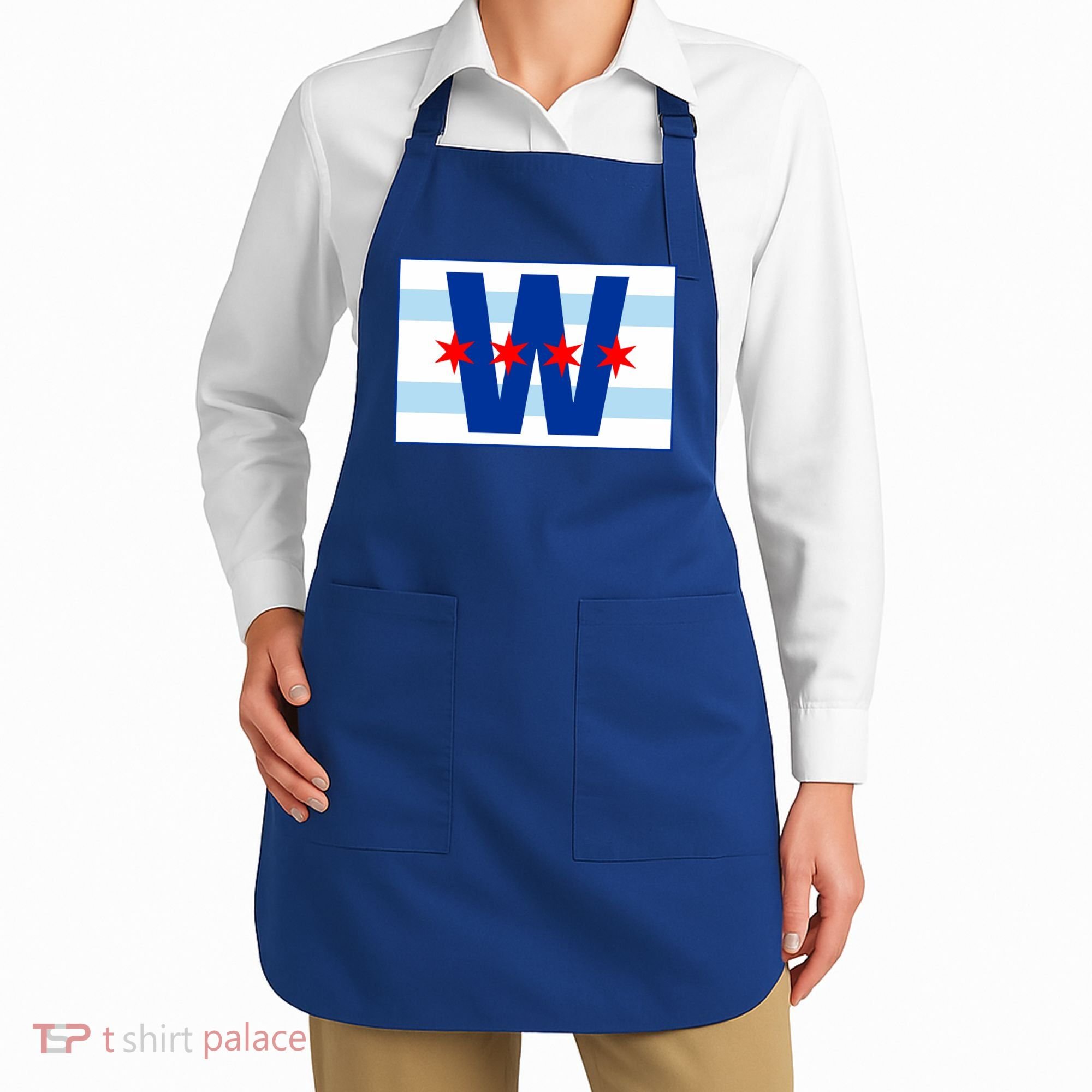 Chicago W Flag Apron
