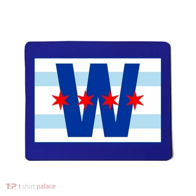 Chicago W Flag Mousepad