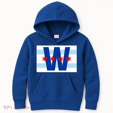 Chicago W Flag Kids Hoodie