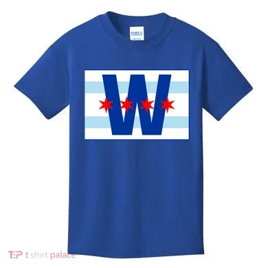 Chicago W Flag Kids T-Shirt