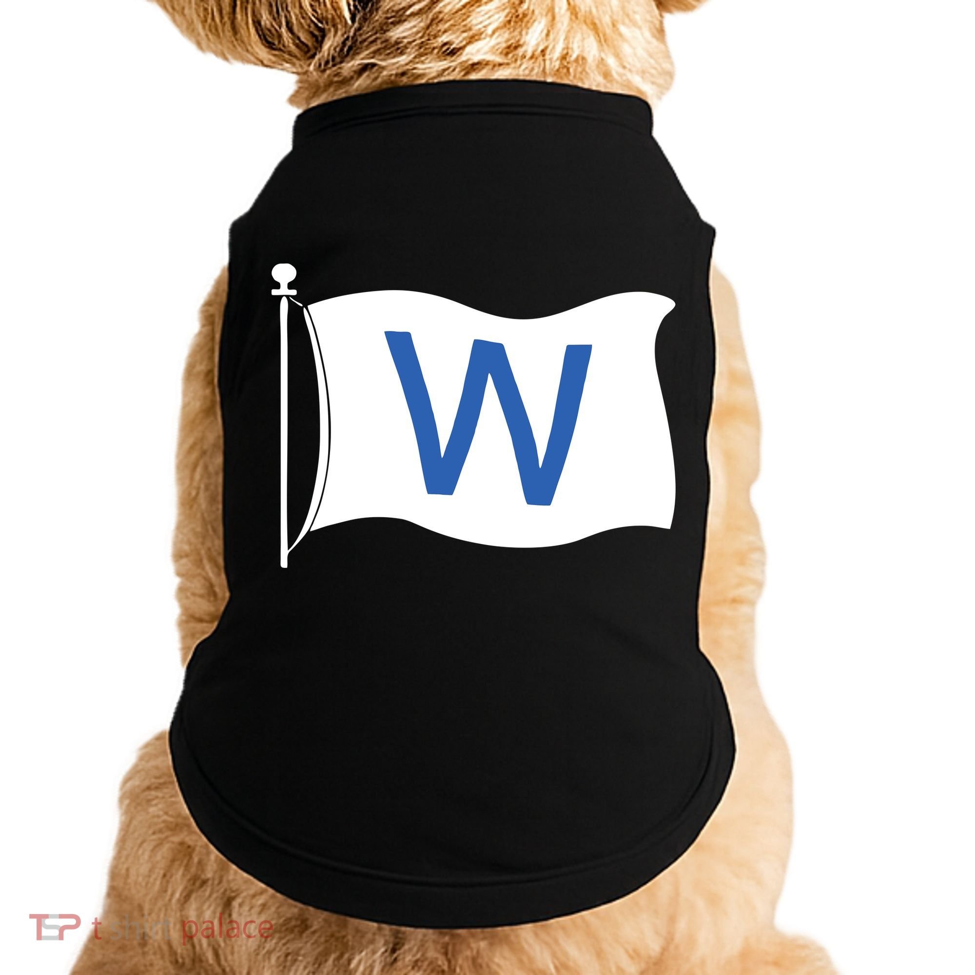 Chicago Win W Flag Baseball Doggie Tank