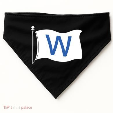 Chicago Win W Flag Baseball USA-Made Doggie Bandana