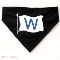 Chicago Win W Flag Baseball USA-Made Doggie Bandana thumb 0