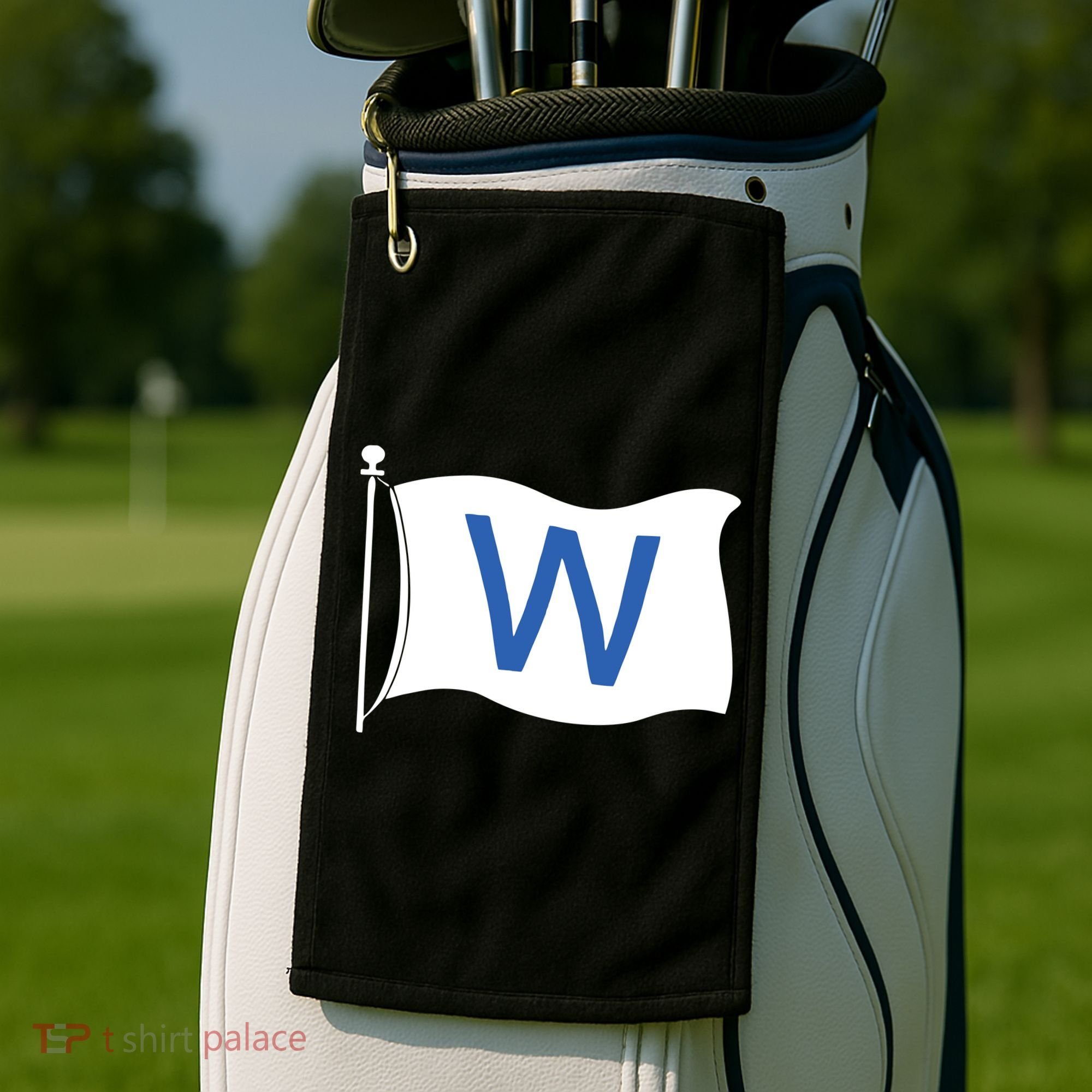 Chicago Win W Flag Baseball Golf Towel