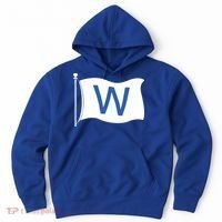 Chicago Win W Flag Baseball Hoodie thumb 0