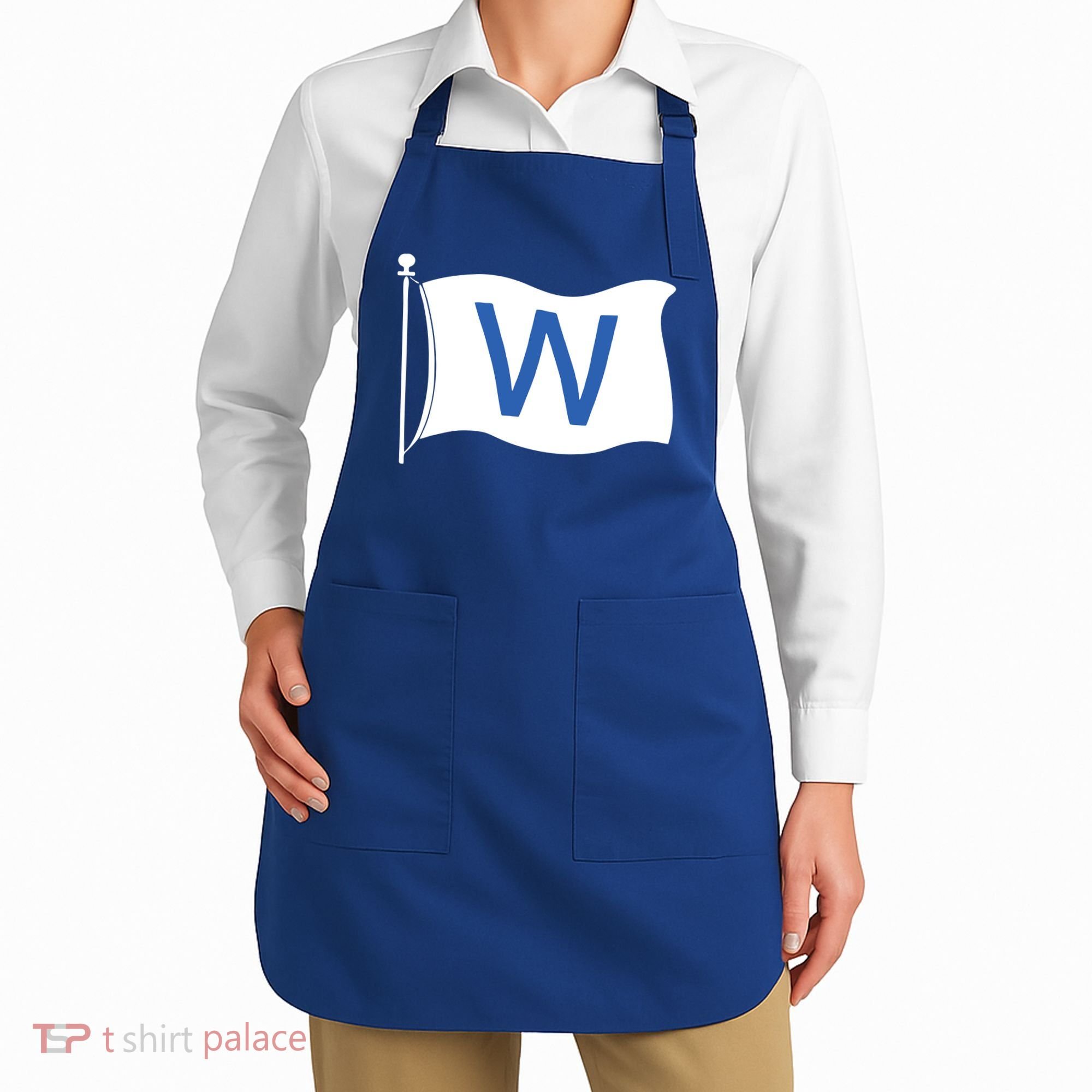 Chicago Win W Flag Baseball Apron