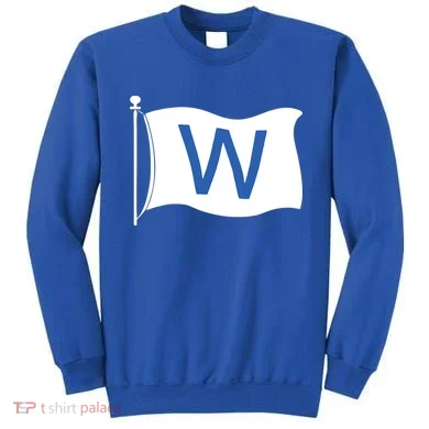 Chicago Win W Flag Baseball Sweatshirt