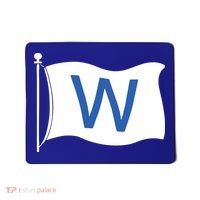 Chicago Win W Flag Baseball Mousepad thumb 0