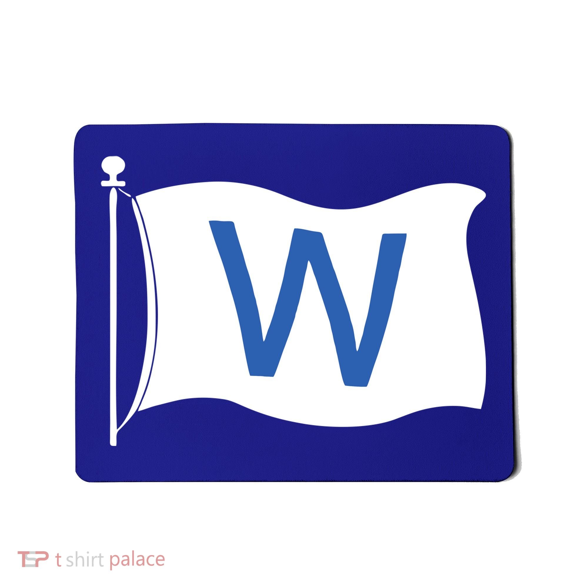Chicago Win W Flag Baseball Mousepad
