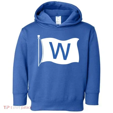 Chicago Win W Flag Baseball Toddler Hoodie