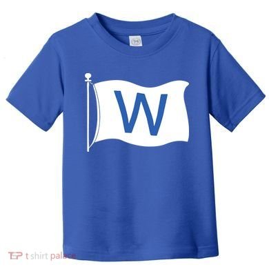 Chicago Win W Flag Baseball Toddler T-Shirt