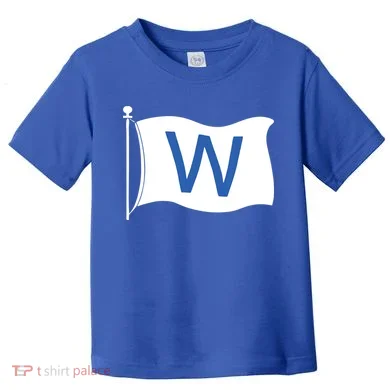 Chicago Win W Flag Baseball Toddler T-Shirt