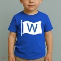 Chicago Win W Flag Baseball Toddler T-Shirt thumb 2