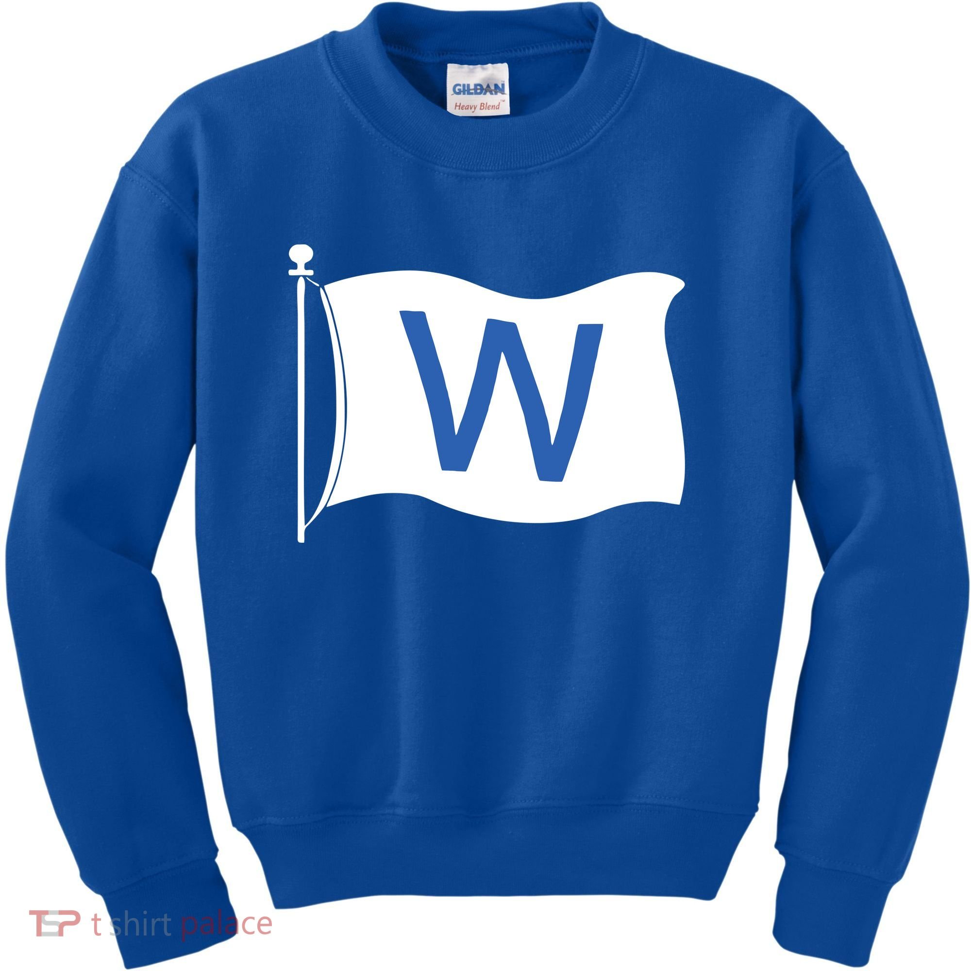 Chicago Win W Flag Baseball Kids Sweatshirt