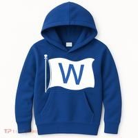 Chicago Win W Flag Baseball Kids Hoodie thumb 0