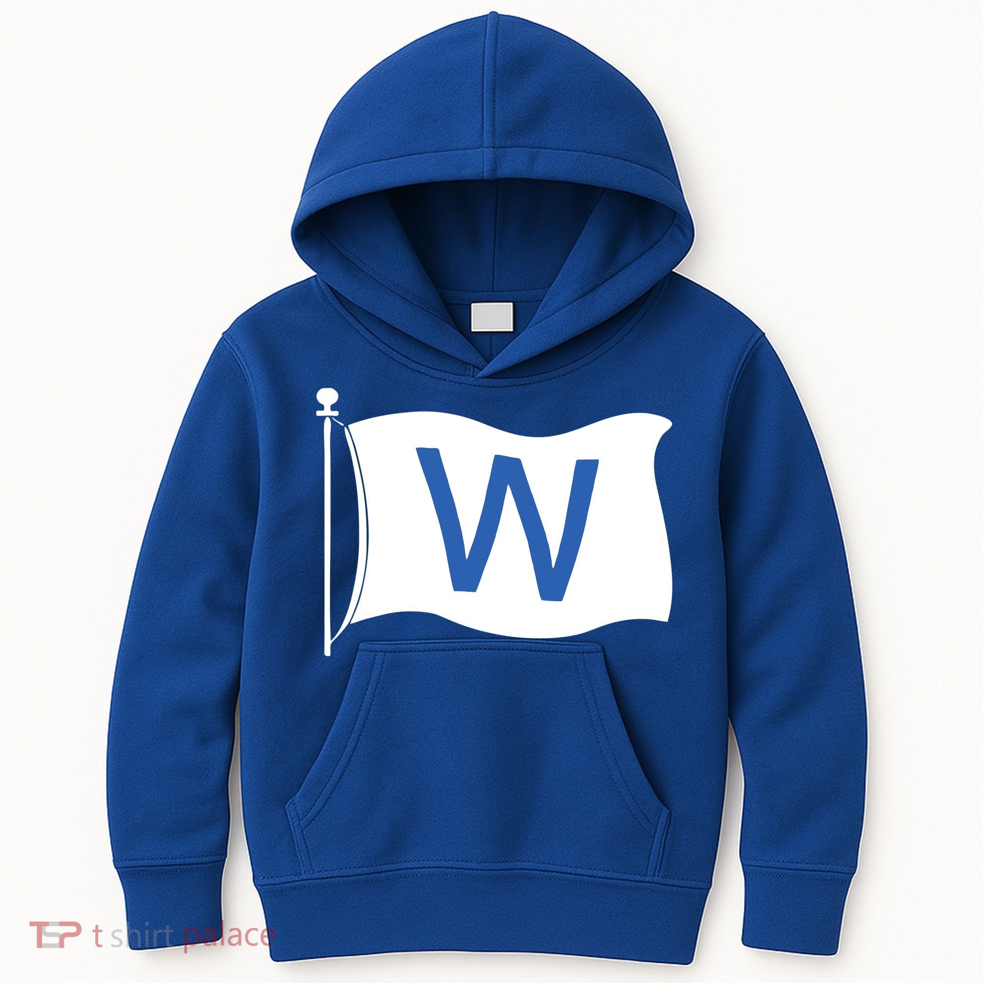 Chicago Win W Flag Baseball Kids Hoodie