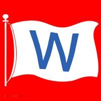 Chicago Win W Flag Baseball Santa Hat thumb 1