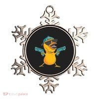 Chick Cartoon With Guns Ornament thumb 0