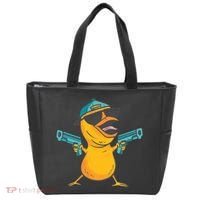 Chick Cartoon With Guns Tote Bag thumb 0