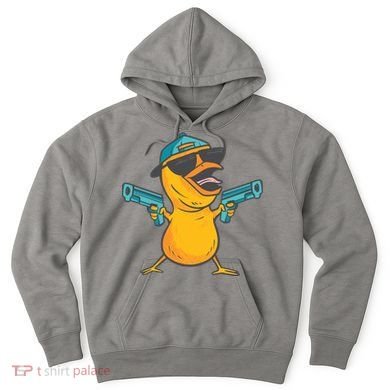 Chick Cartoon With Guns Hoodie