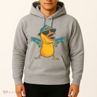 Chick Cartoon With Guns Hoodie thumb 2
