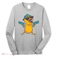 Chick Cartoon With Guns Long Sleeve Shirt thumb 0