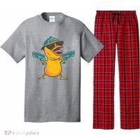 Chick Cartoon With Guns Pajama Set thumb 0