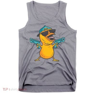 Chick Cartoon With Guns Tank Top