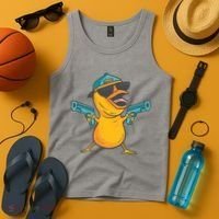 Chick Cartoon With Guns Tank Top thumb 4