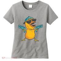 Chick Cartoon With Guns Women's T-Shirt thumb 0