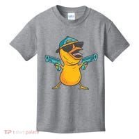 Chick Cartoon With Guns Kids T-Shirt thumb 0