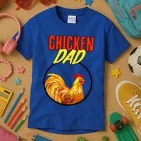 Chicken Dad Kids T-Shirt thumb 3
