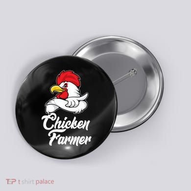 Chicken Farmer  Button