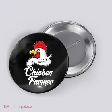 Chicken Farmer  Button