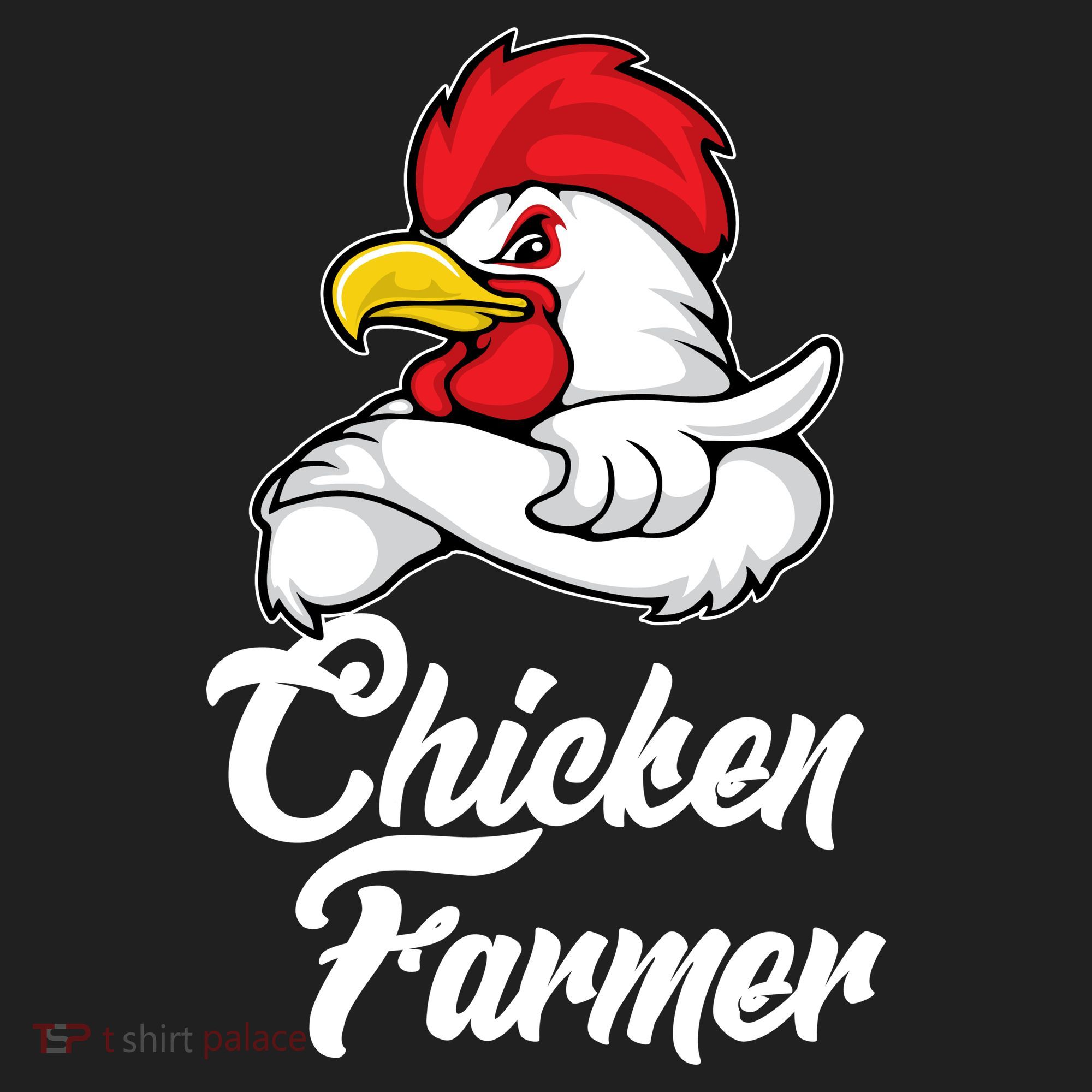 Chicken Farmer  Golf Towel