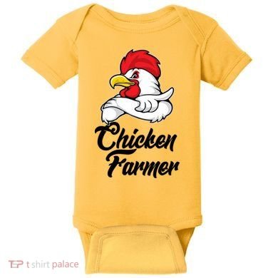 Chicken Farmer  Baby Bodysuit
