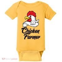 Chicken Farmer  Baby Bodysuit thumb 0
