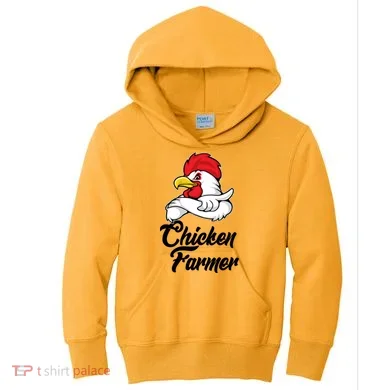 Chicken Farmer Kids Hoodie
